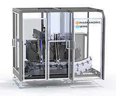 BTS blister transport system from Pharmaworks and Serpa